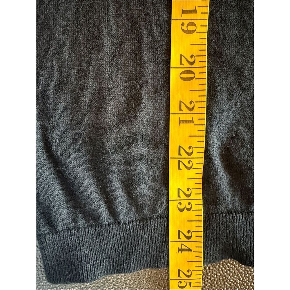 GAP Black Classic Turtleneck silk and cotton blend size Small - Picture 7 of 8